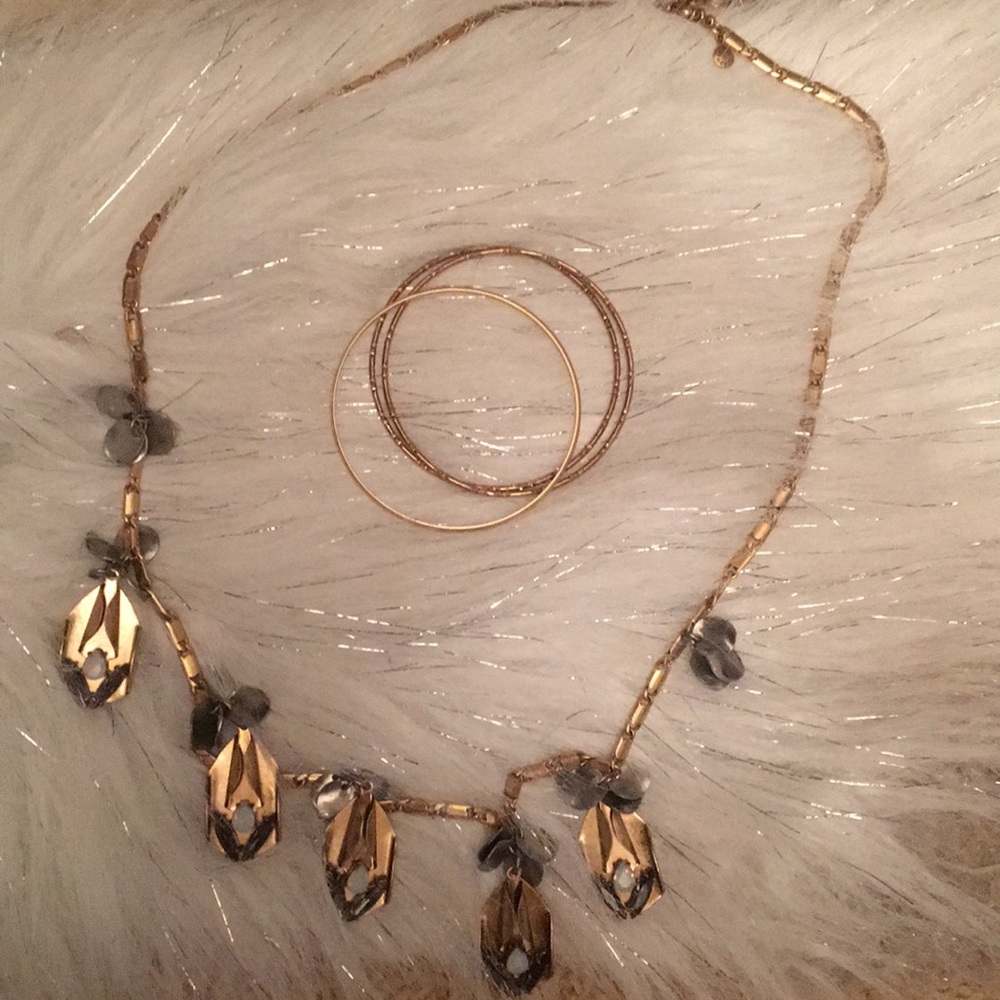 J crew necklace and bracelets